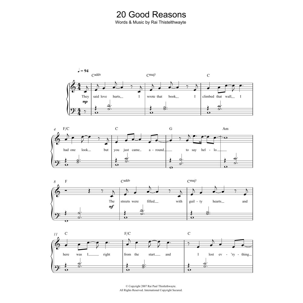 20 Good Reasons